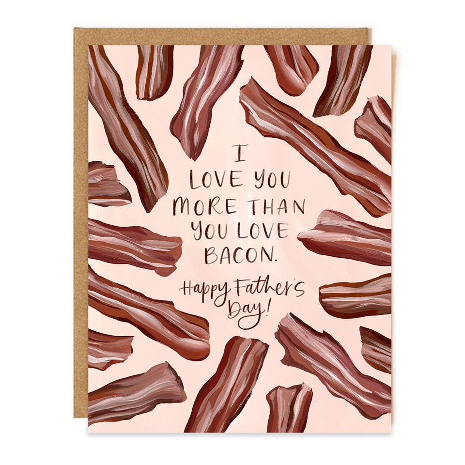Father's Day Bacon Greeting Card