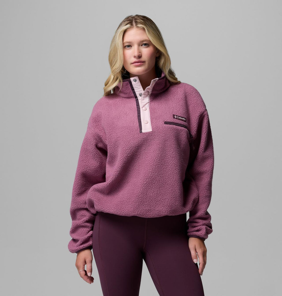 HelvetiaTM II Cropped Half Snap Fleece