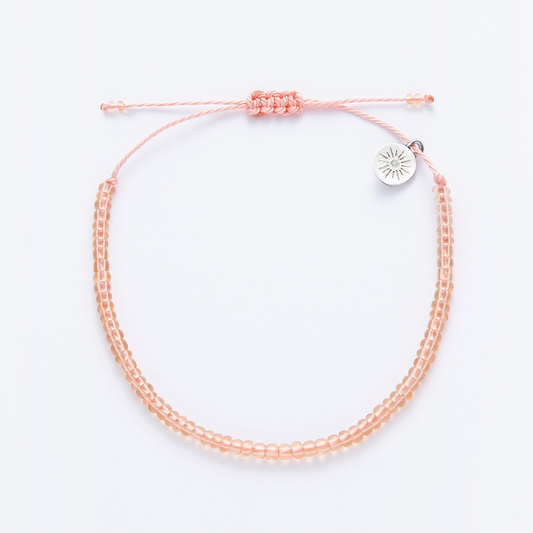 Salmon Mini Beaded Bracelet