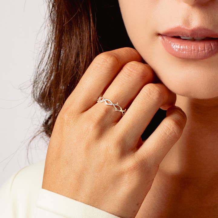 Crown of Thorns Band Ring - 7
