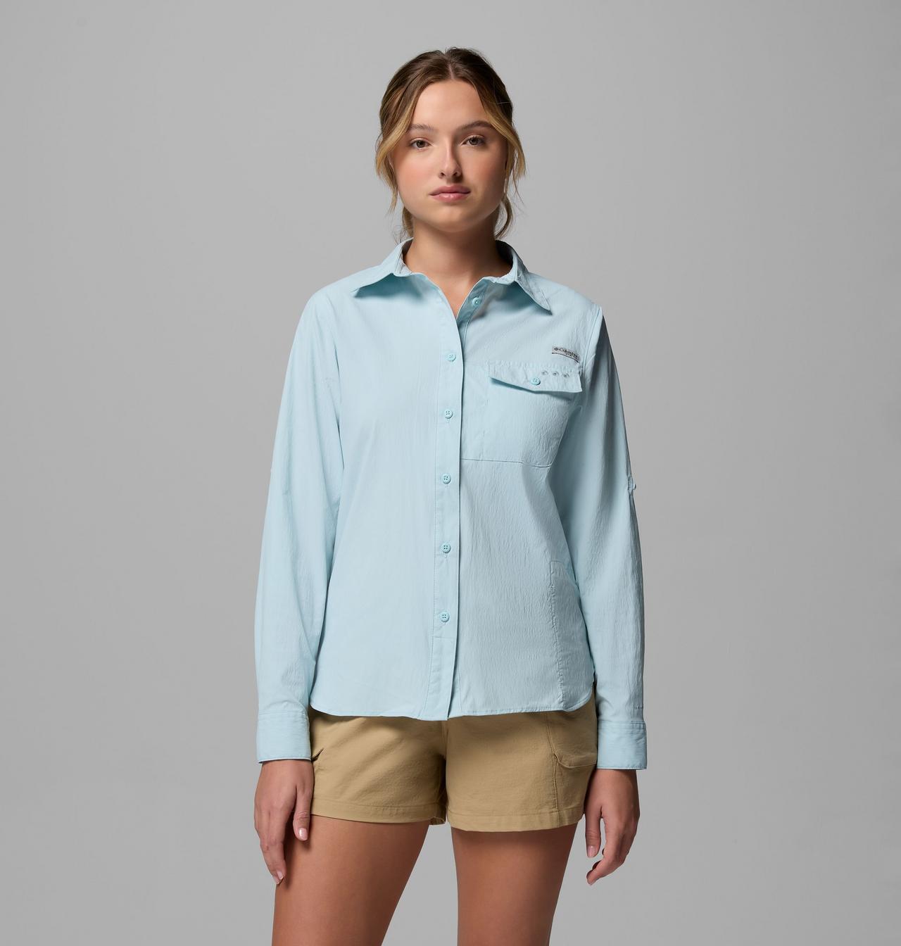 Wild Cast Long Sleeve Shirt - Marine Light