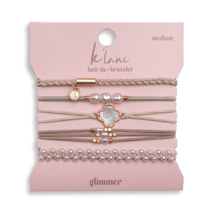 K'lani Glimmer Hair tie + bracelet