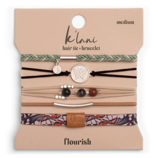K'lani Flourish Hair Tie + Bracelet