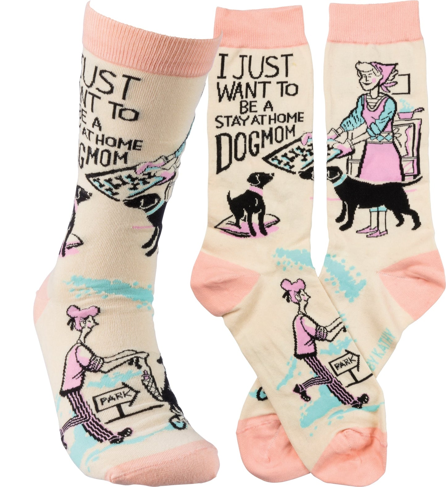 Stay at home Dog Mom Socks
