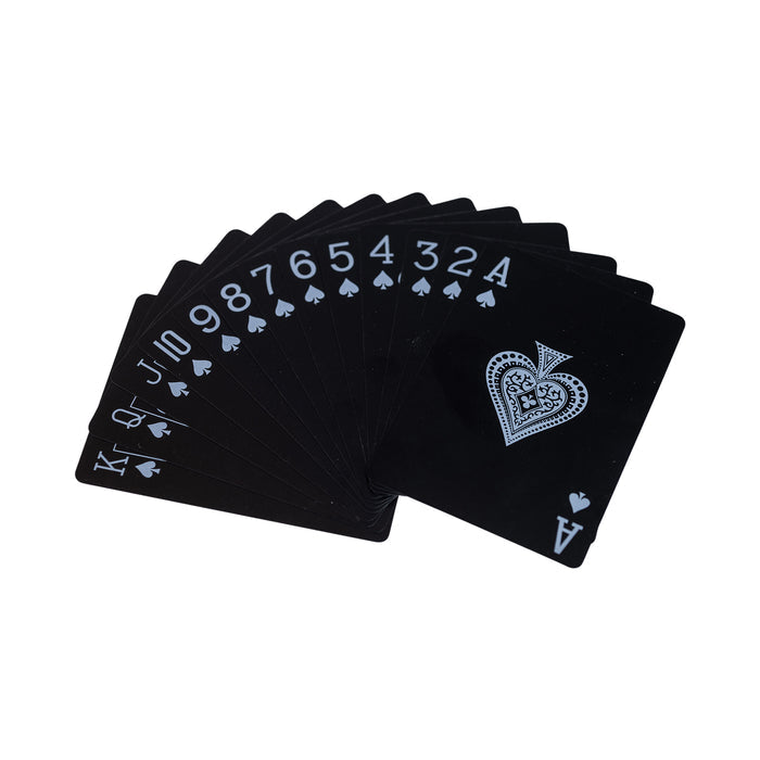 Black Waterproof Playing Cards
