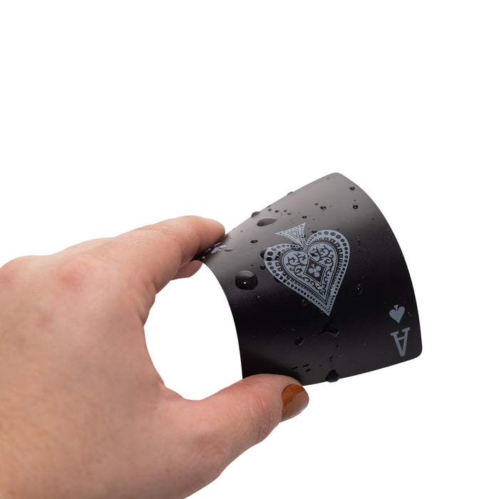 Black Waterproof Playing Cards