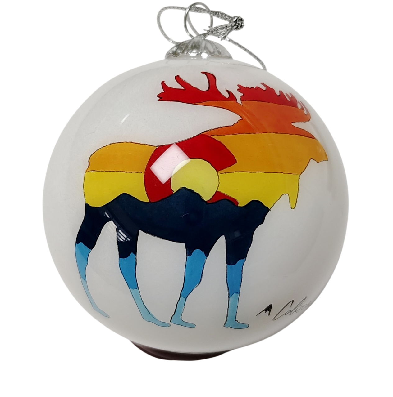 Ornament Colorado Moose Multicolor