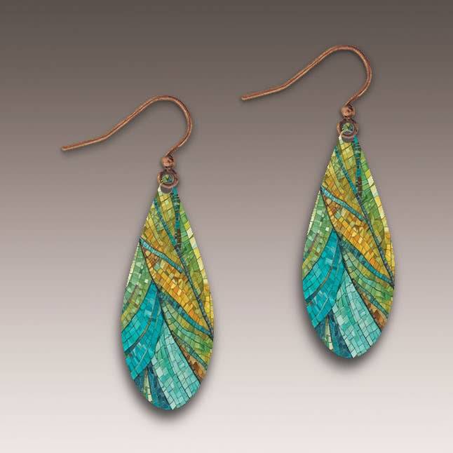 Dunes Mosaic Dew Drop Handmade Earrings