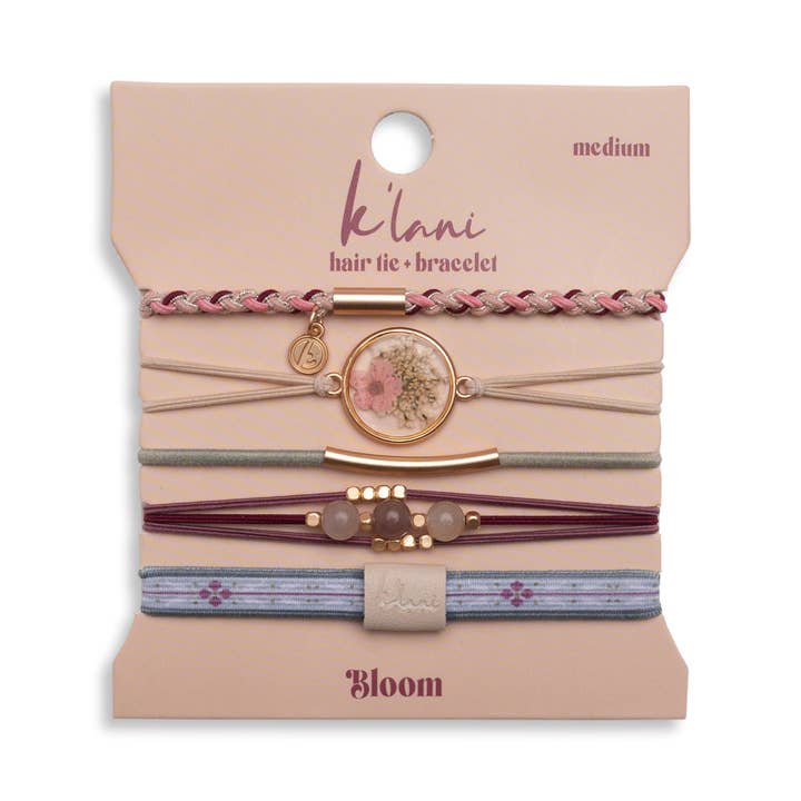 K'lani Bloom Hair Tie + Bracelet