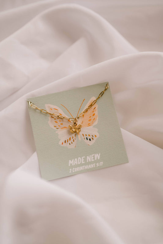 Made New Charm Necklace I Christian Jewelry