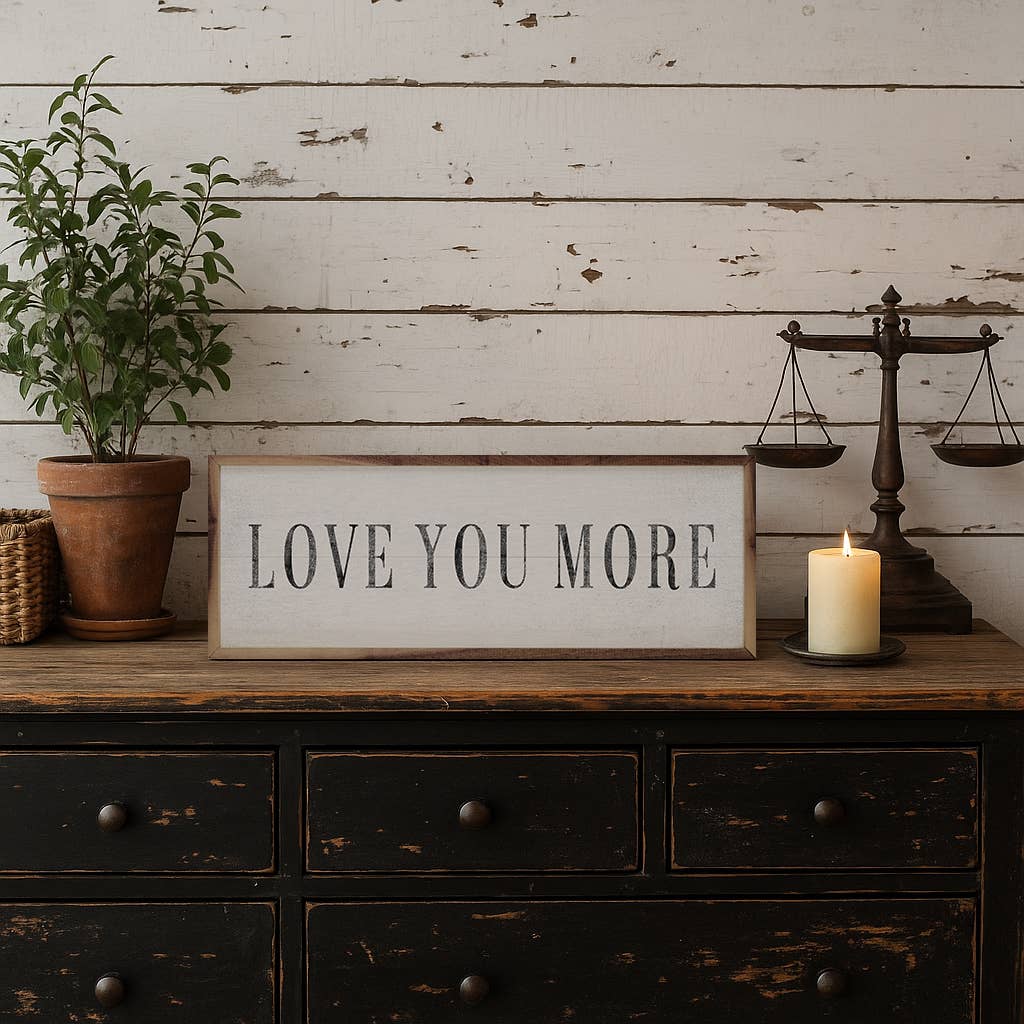 Love You More Capitalized White