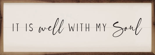 It Is Well With My Soul White