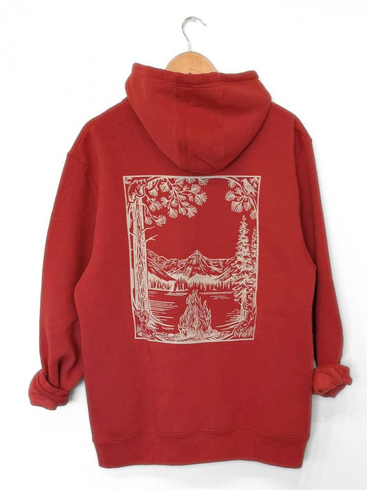 Fireside Unisex Hoodie - Paprika