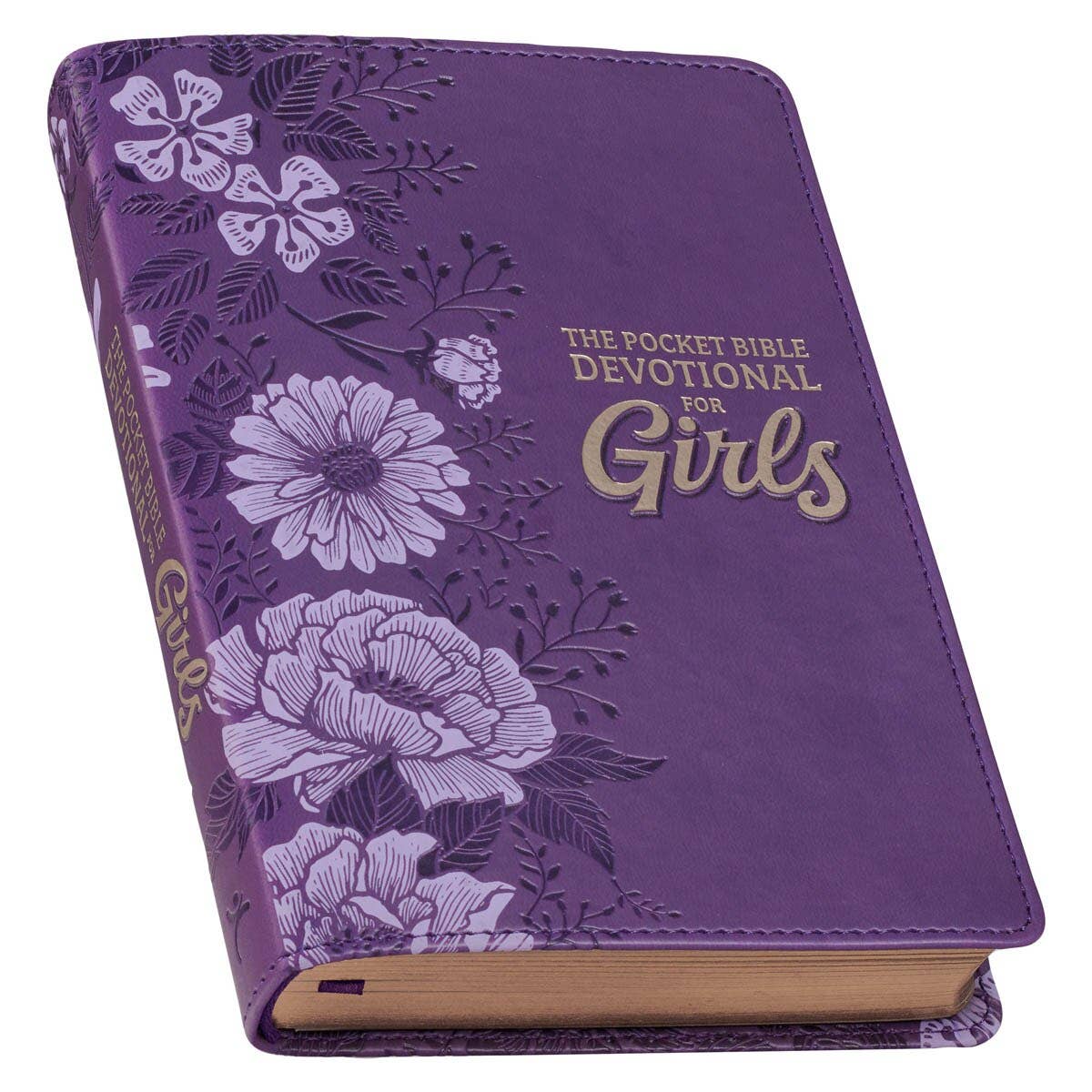 Pocket Bible Devotional for Girls Faux Leather