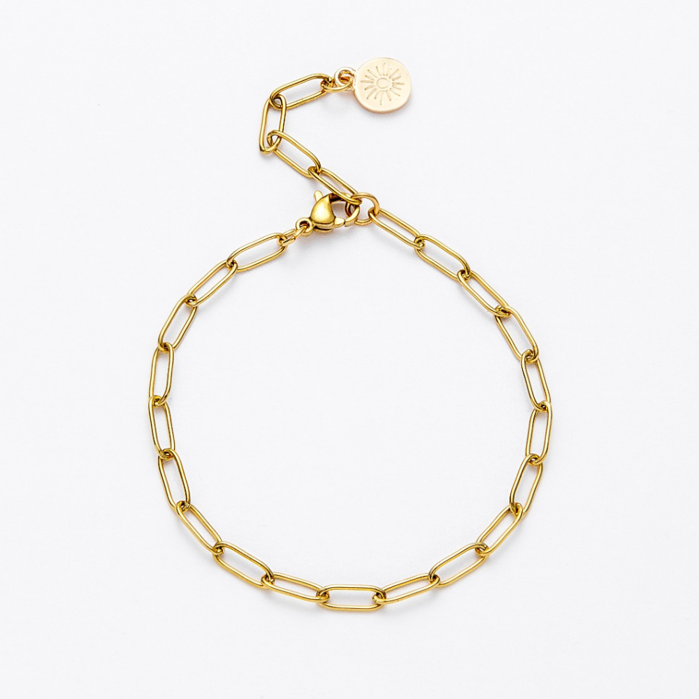18K Gold Plated Link Bracelet