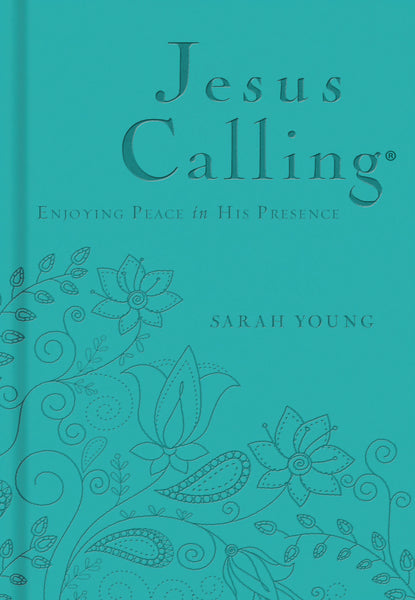 Jesus Calling Teal Leathersoft With Scripture Re