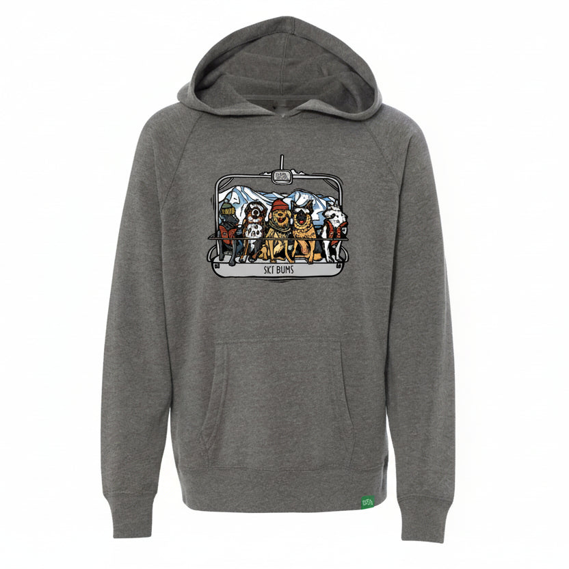 Ski Bums Youth Hoodie