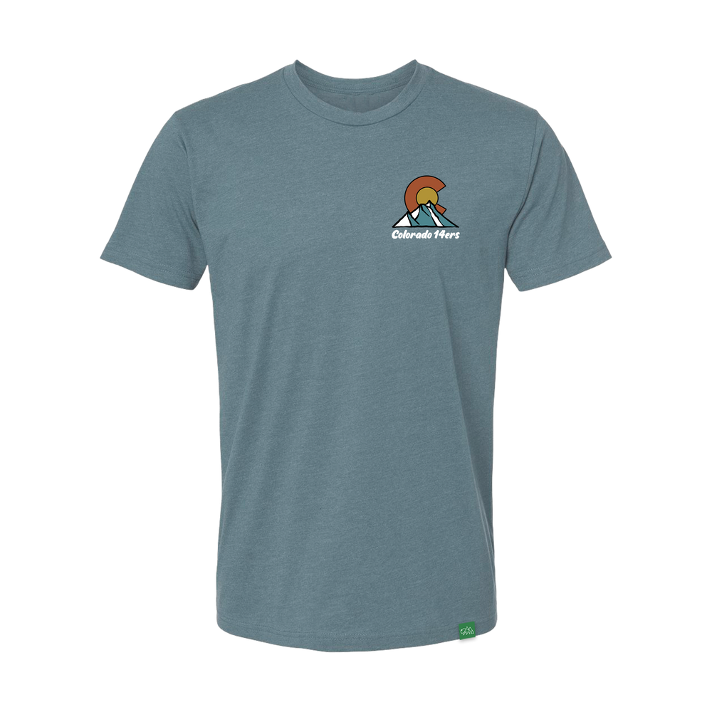 Colorado 14ers Mens Poly-Cotton T-Shirt