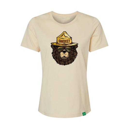 Smokey the Groovy Bear Women's Relaxed T-Shirt