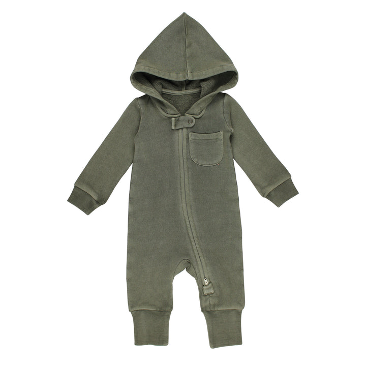 Organic Cozy Zipper Romper
