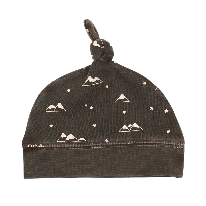 Organic Cozy Top-Knot Hat