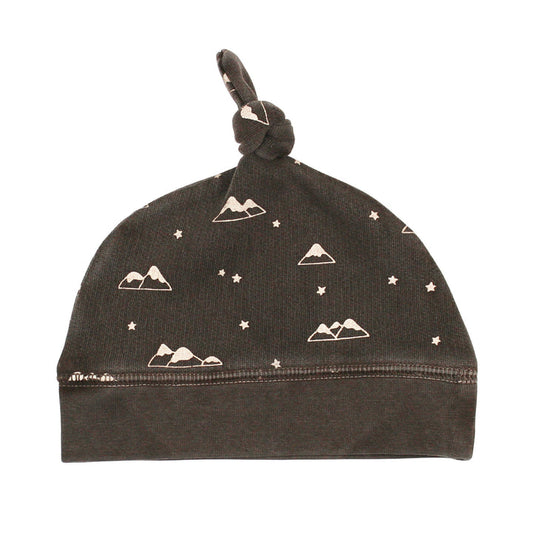 Organic Cozy Top-Knot Hat
