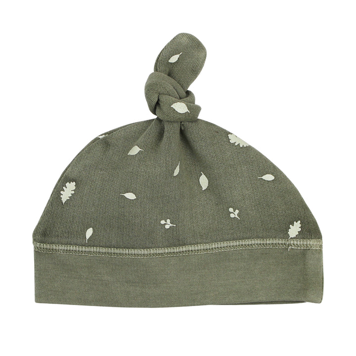 Organic Cozy Top-Knot Hat