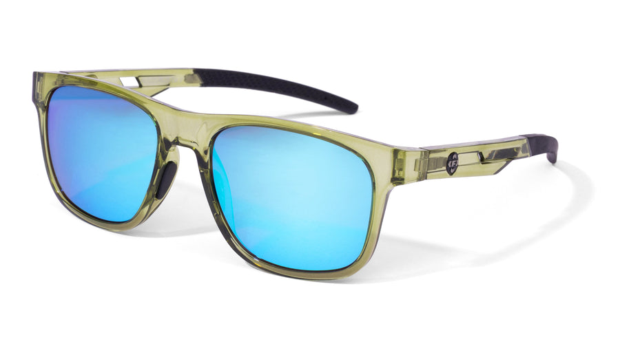 FKT- Mineral King Shiny Green Blue Lens