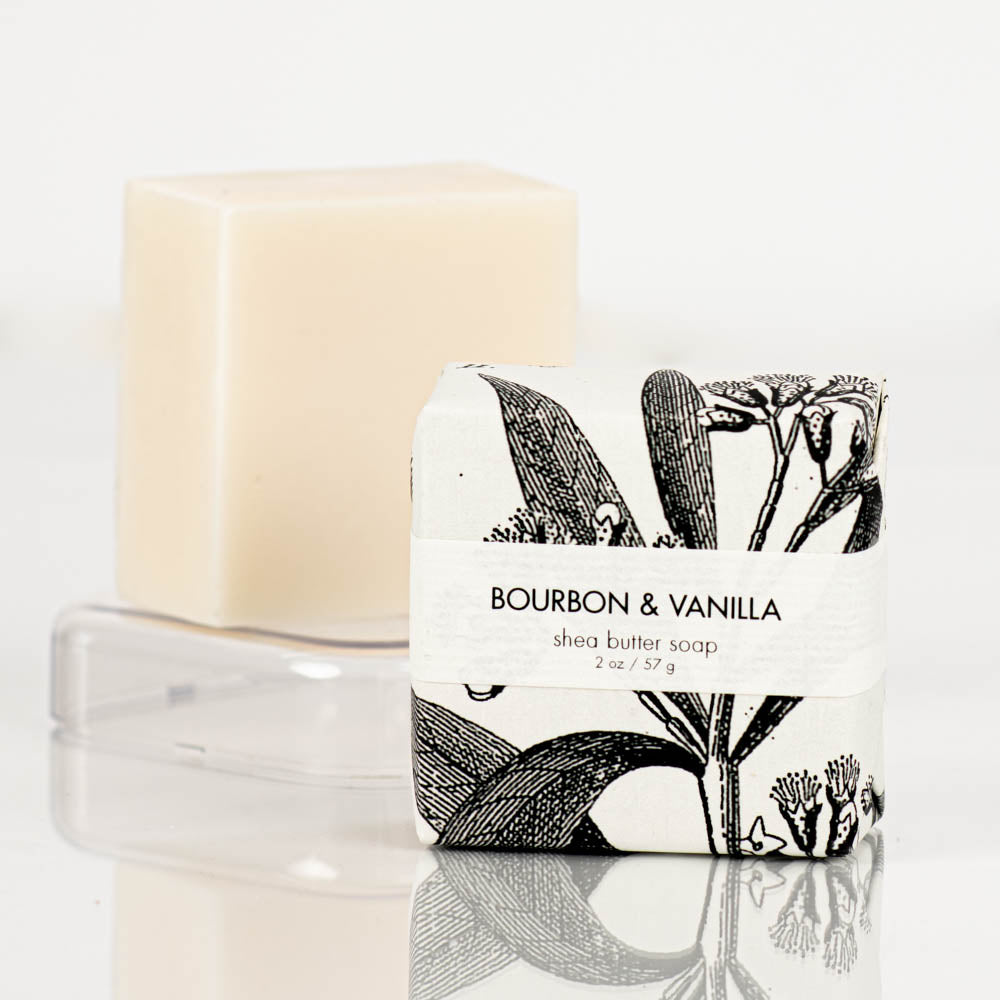 Bourbon & Vanilla - Petite  Shea Butter Guest Soap