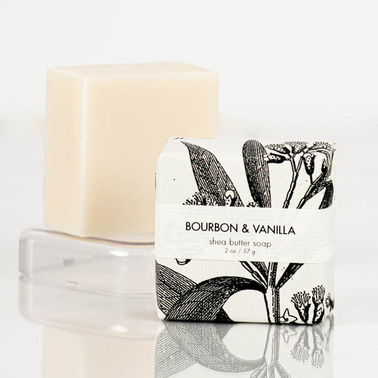 Bourbon & Vanilla - Petite  Shea Butter Guest Soap