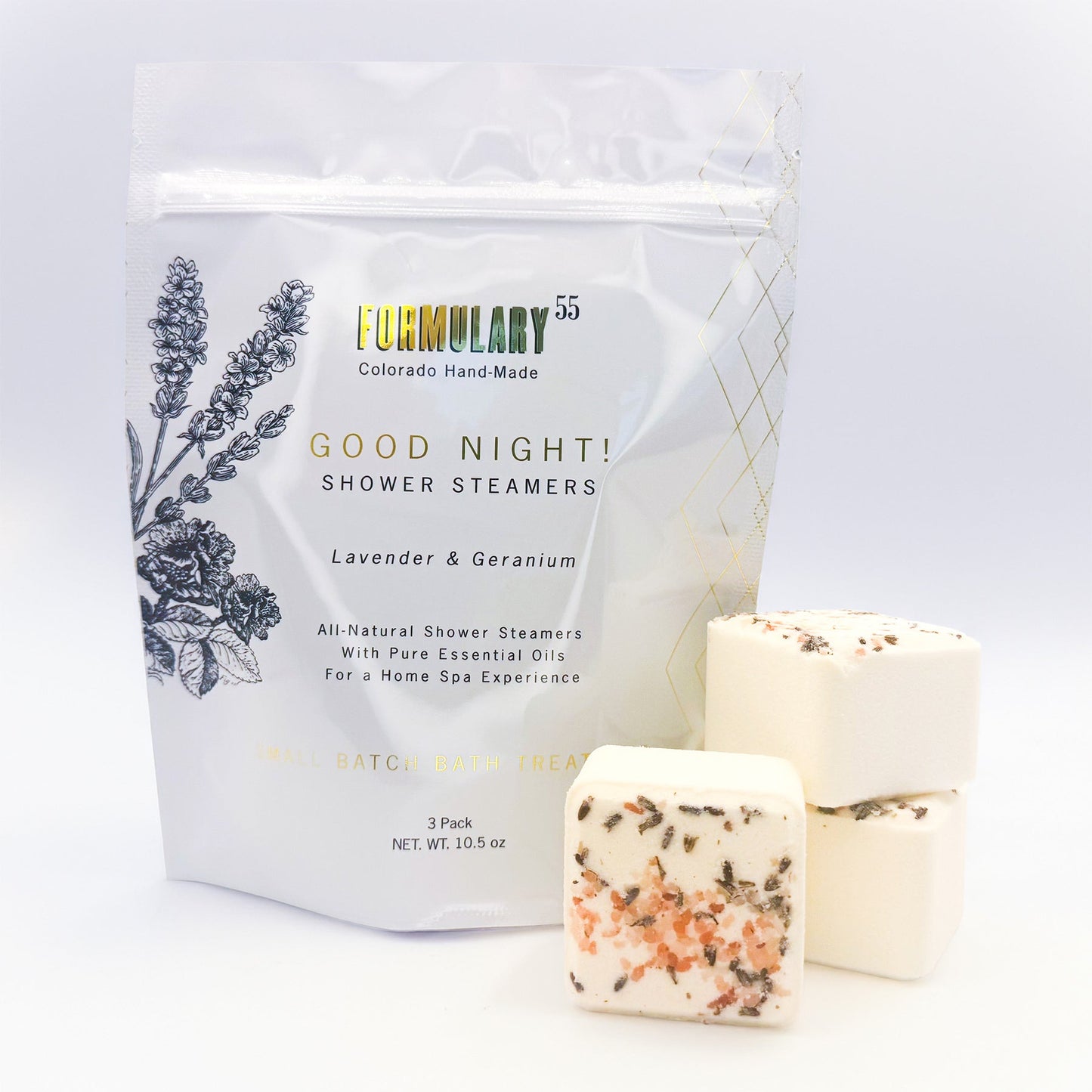 Good Night Shower Steamers  - Lavender & Geranium