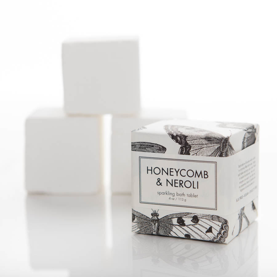 Honeycomb & Neroli  Sparkling Bath Tablet