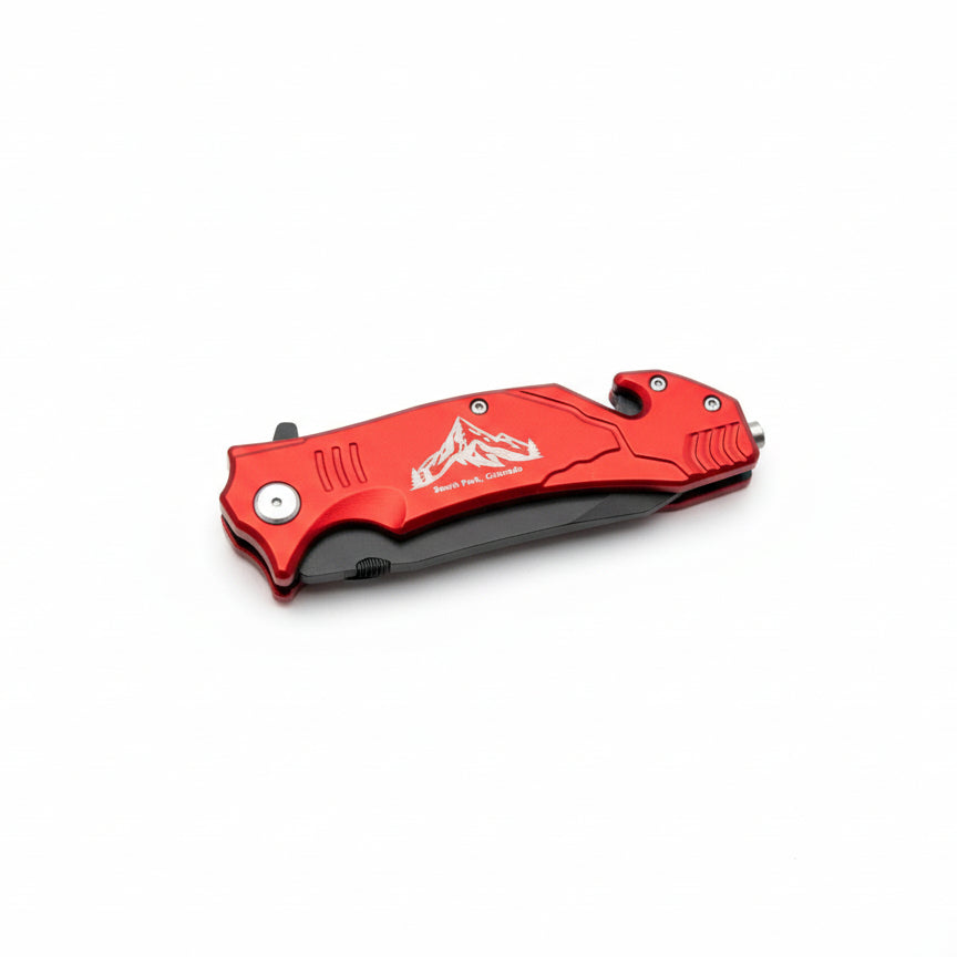 Knife - Bison River/Red Logo
