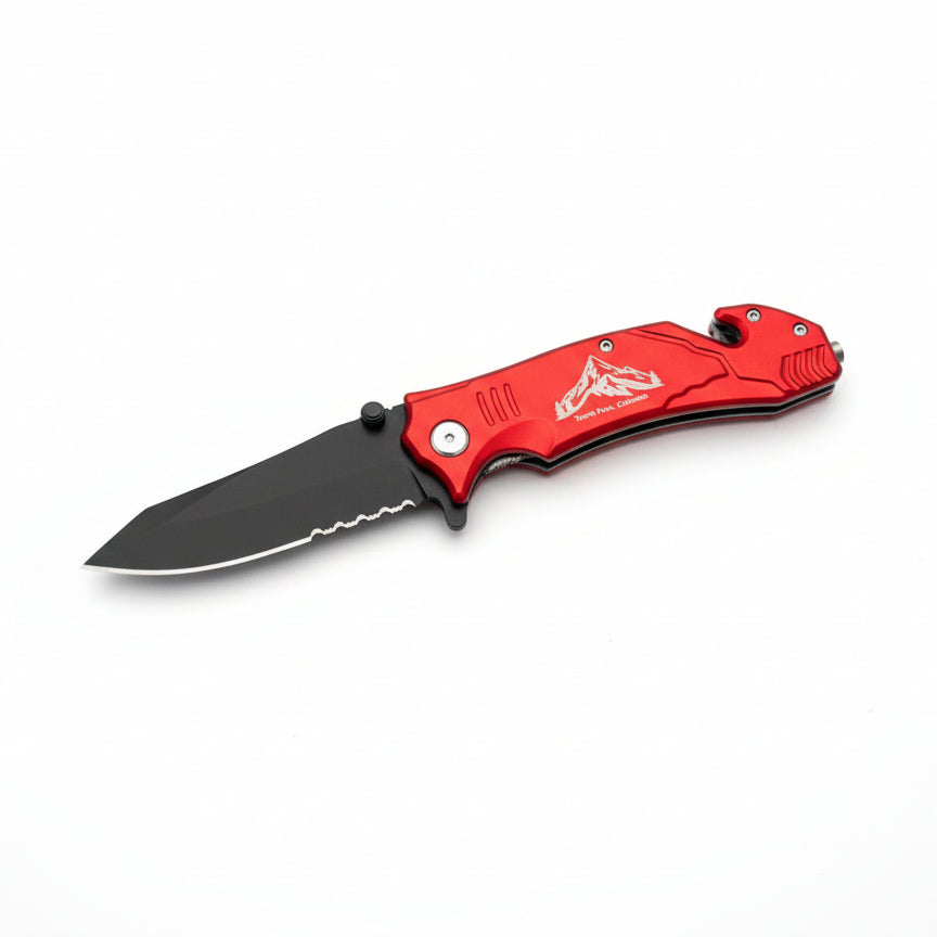Knife - Bison River/Red Logo