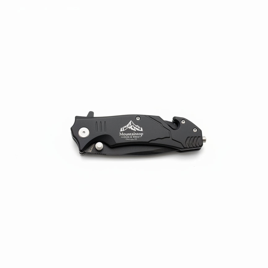 Knife - Bison River Black Logo