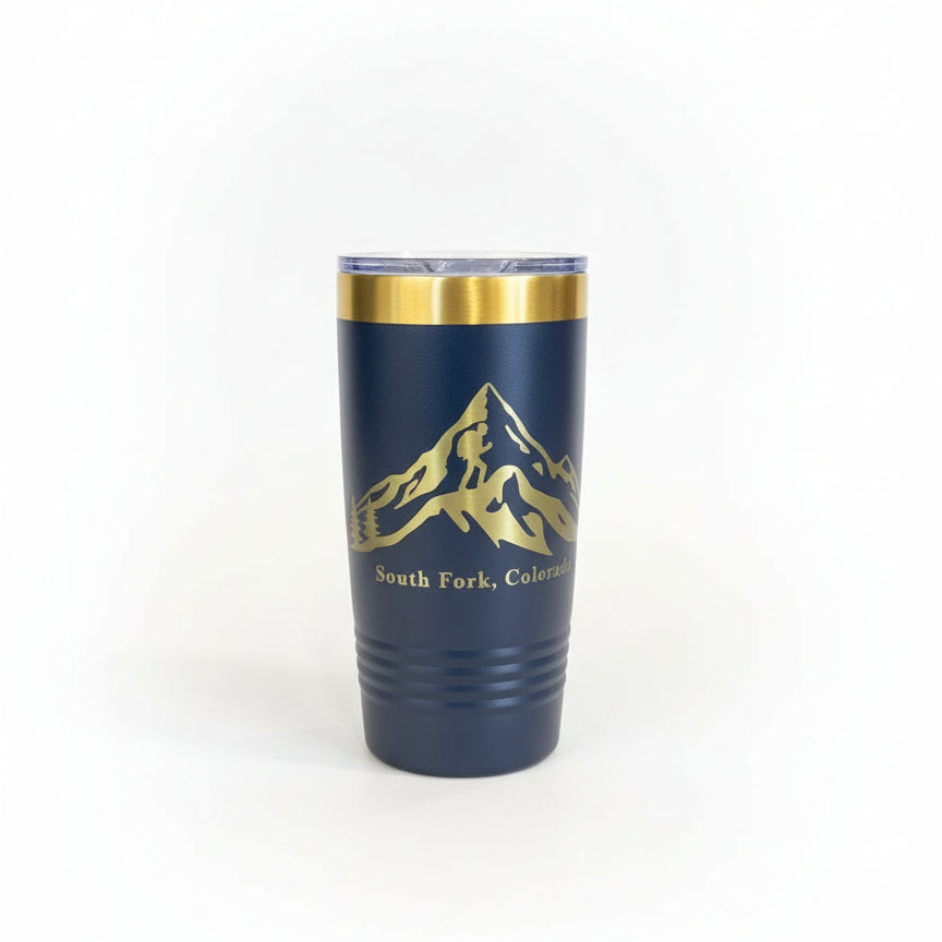 Tumbler Navy/Gold 20 oz