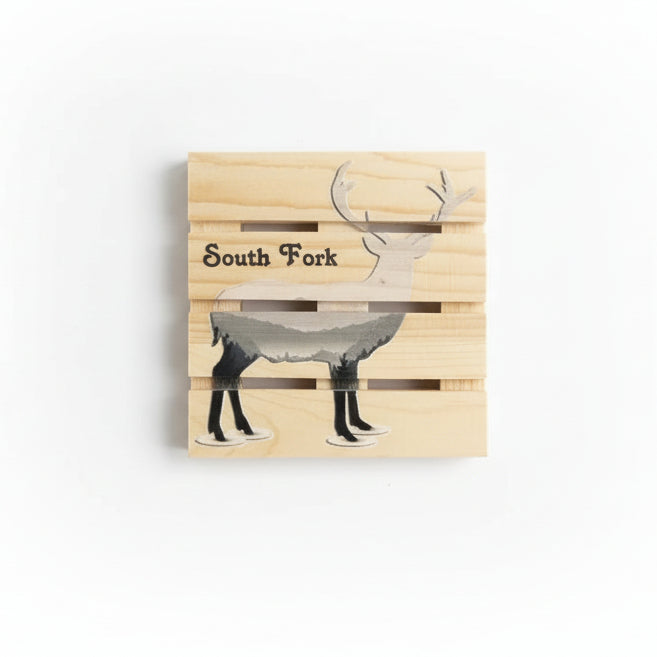 Pallet Coasters from Home Magnetics