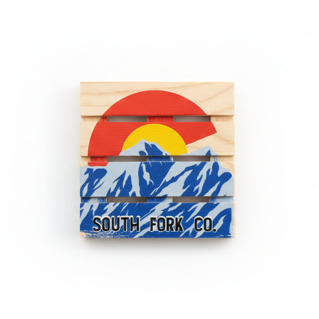 Pallet Coasters from Home Magnetics