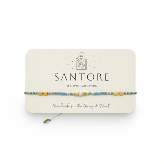 Miyuki: Gemstone and Seed Bead Thread Bracelet