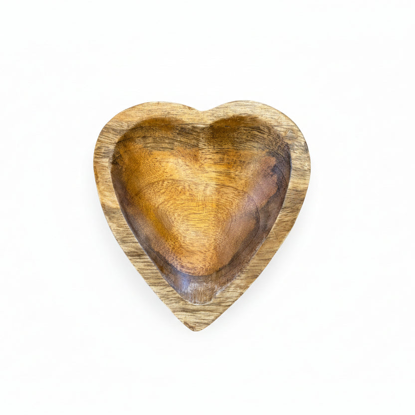 Tiny Wood Heart Tray