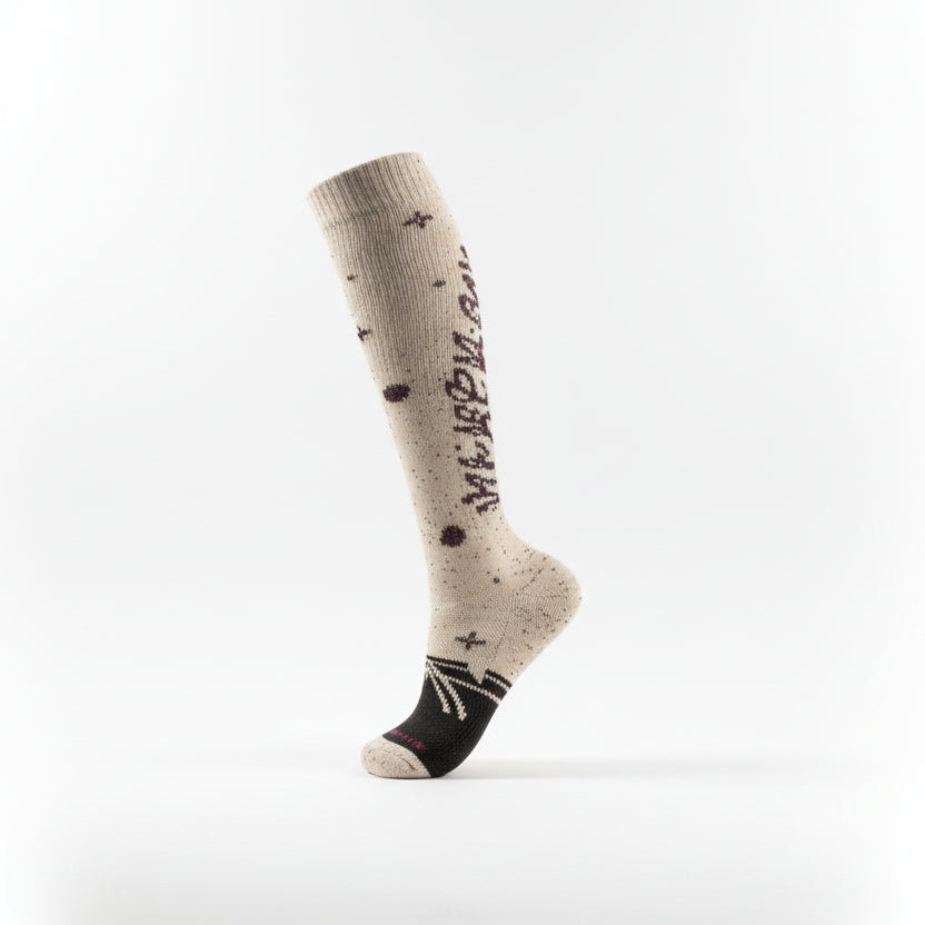 Women's Ski Full Cushion Ice Blossom OTC Socks