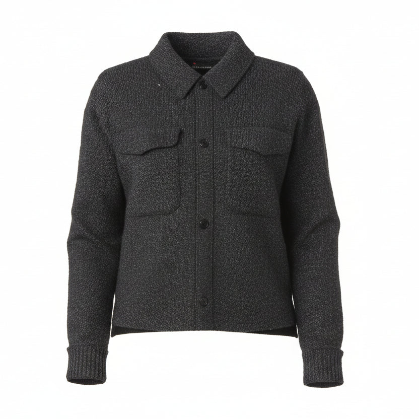 Women's Anchor Line Cropped Shirt Jacket