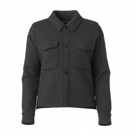 Women's Anchor Line Cropped Shirt Jacket