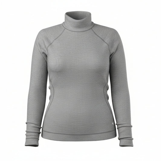 Women's Thermal Merino Rib Turtleneck