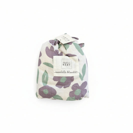Swaddle  - Purple Floral