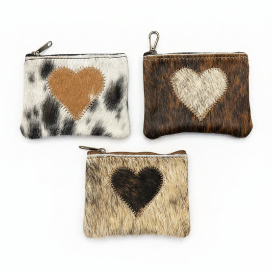 Coin Purse with Leather Back
