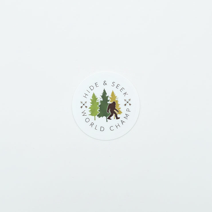 Bigfoot and Squatching Die Cut Sticker