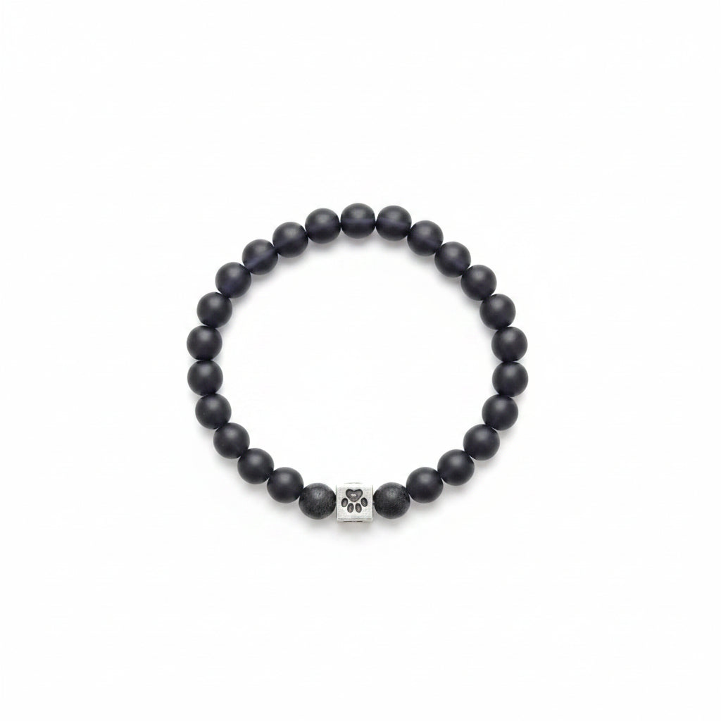 Natural Stone Dog Mom Bracelet