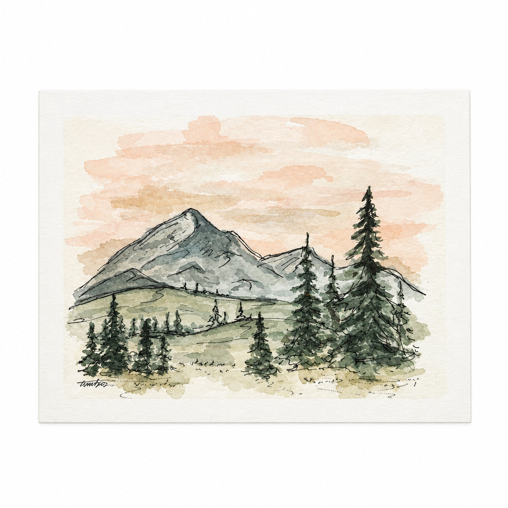 5 x 7 Watercolor Painting