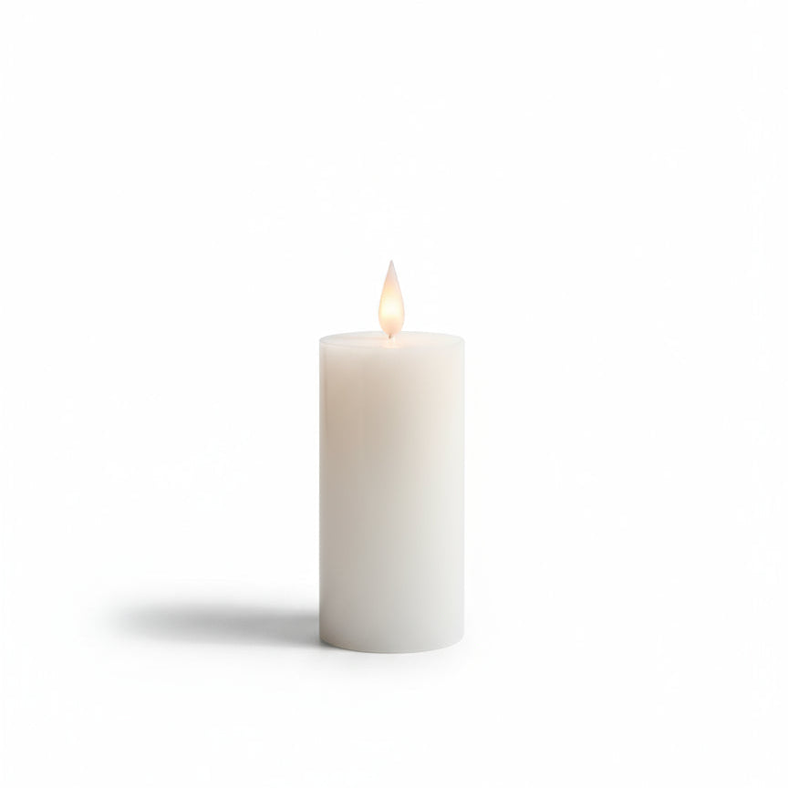 Small White Realistic Votive LED Candle